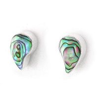 Paua Teardrop Post Earrings