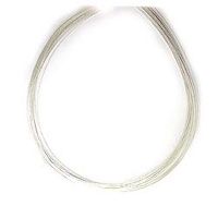 Multi-Strand Silver Neckwire with Lobster Clasp
