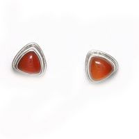 Tillion Carnelian Post Earrings