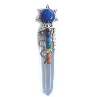 Crystal Chakra Pendulum Pendant with Sodolite