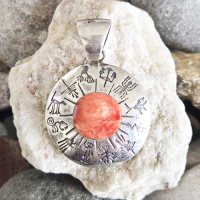 Peruvian Nazca Coral Pendant