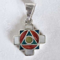 1.25" Peruvian "Chakana" Pendant