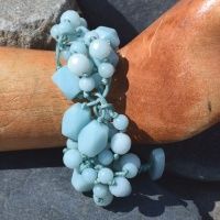 Amazonite Twisted Bead Bracelet