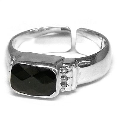 Onyx Silver Ring