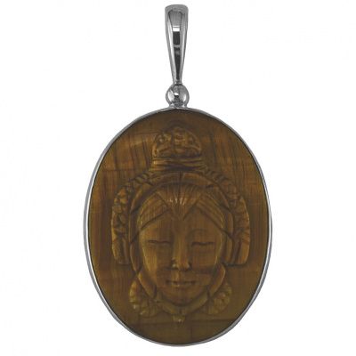 Tiger Eye Carved Turtle Cameo
