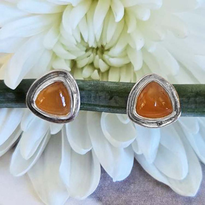 Tillion Carnelian Post Earrings
