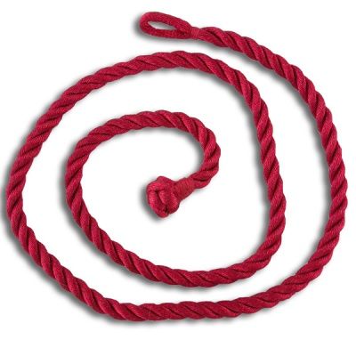 Two Strand Red Silk Cord Necklace