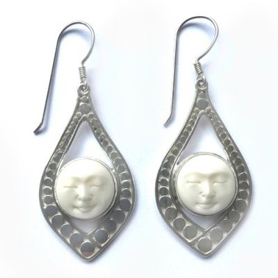 Goddess Sterling Silver Dangle Earrings
