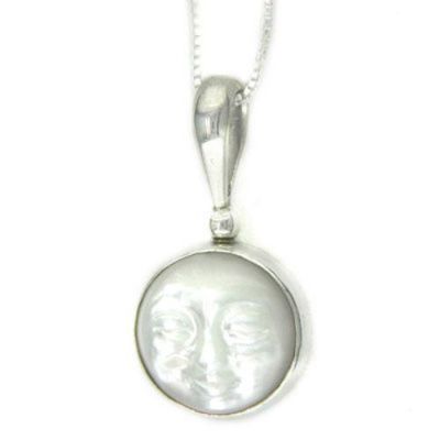 Mother of Pearl Goddess Pendant with Chain