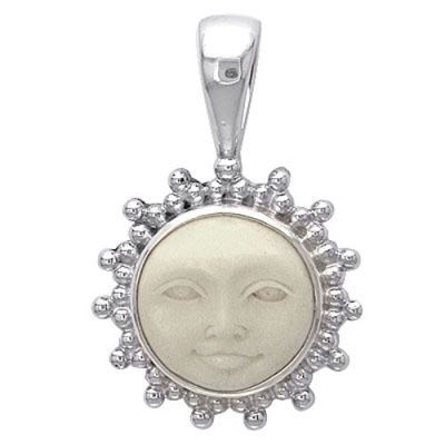 Goddess Silver Bead Pendant