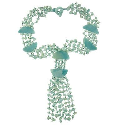 Amazonite Multi Strand Beaded Necklace